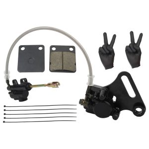 15MM Motorcycle Hydraulic Rear Disc Brake Caliper Kit with Master Cylinder for 125cc 140cc 150cc 160cc Dirt Bike Motocross Pit Bike