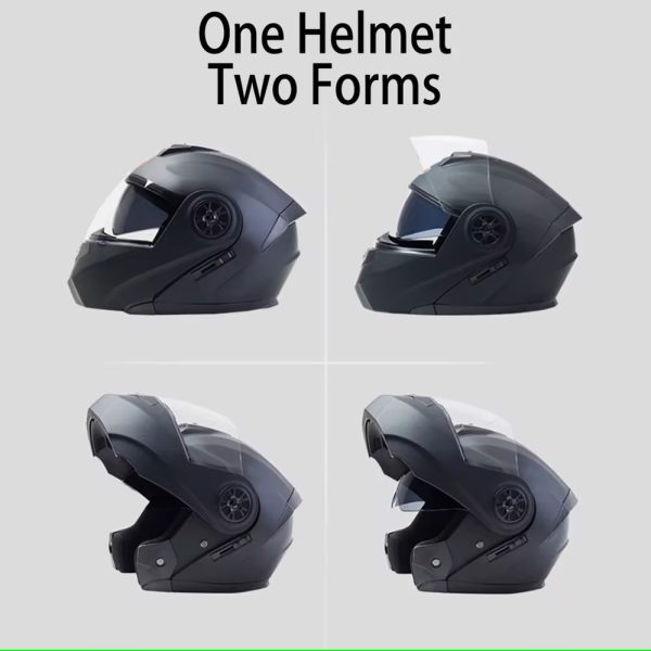 Personalised Motorcycle Full Face Helmet Fashion Dual Lens Helmets Motocross Racing Modular Flip Up Casco Moto - Image 5