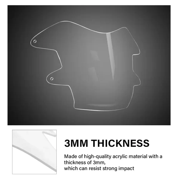 YAMAHA Headlight Protector Acrylic Light Cover Protective Guard For Tenere 700 Tenere700 XT700Z 2019 - - Image 6