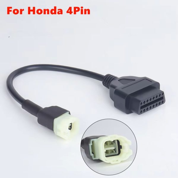 4Pin/6Pin Plug Motorcycle Diagnostic Cable for Honda 4Pin for Honda 6Pin To OBD2 Connector - Image 4