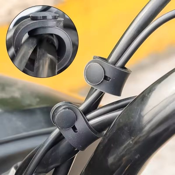 5/10/20Pcs Motorcycle Rubber Frame Securing Cable Wiring Harness Power Cord Tie Clutch Line Brake Ties - Image 3