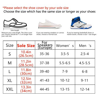Waterproof Anti-Slip Men’s Rainproof Shoe Cover Women Thick Wear-Resistant High-Top Rain Boots