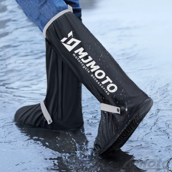 Waterproof Anti-Slip Men's Rainproof Shoe Cover Women Thick Wear-Resistant High-Top Rain Boots