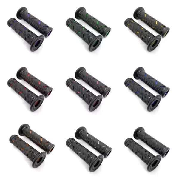 22MM Universal Motorcycle Handlebar Rubber Modification Accessories Motor Handles for Honda Suzuki Ducati Benelli - Image 2