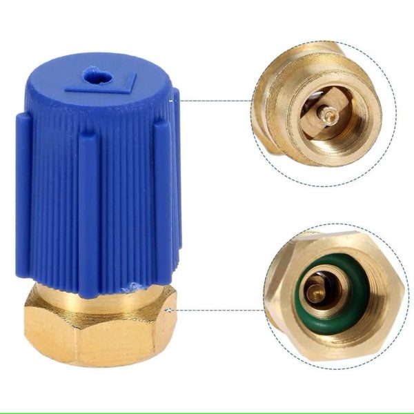 BPV-31 Cap Valve Kit With Dust Cap Accessories BPV31 BPV31D Zinc Alloy Piercing Tap For Refrigerant GPV31 - Image 3