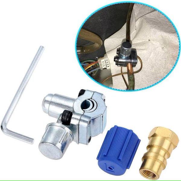 BPV-31 Cap Valve Kit With Dust Cap Accessories BPV31 BPV31D Zinc Alloy Piercing Tap For Refrigerant GPV31