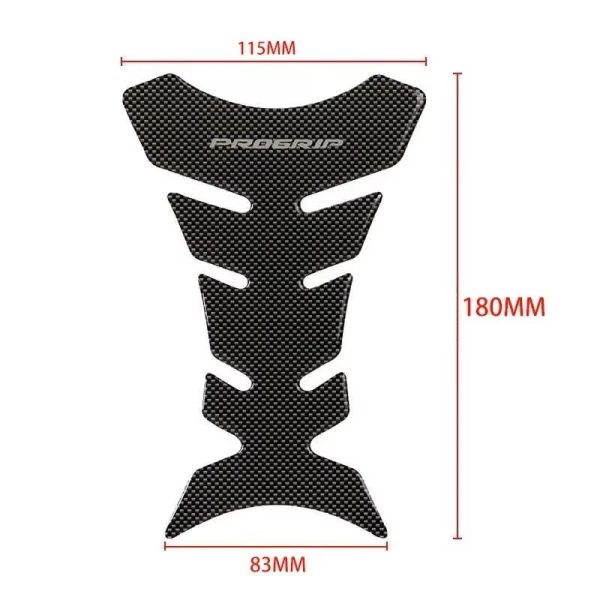 3D Carbon Universal Motorcycle Tank Pad Protector Sticker Decal For Yamaha Honda Kawasaki Ktm Bmw Ducati Suzuki - Image 3