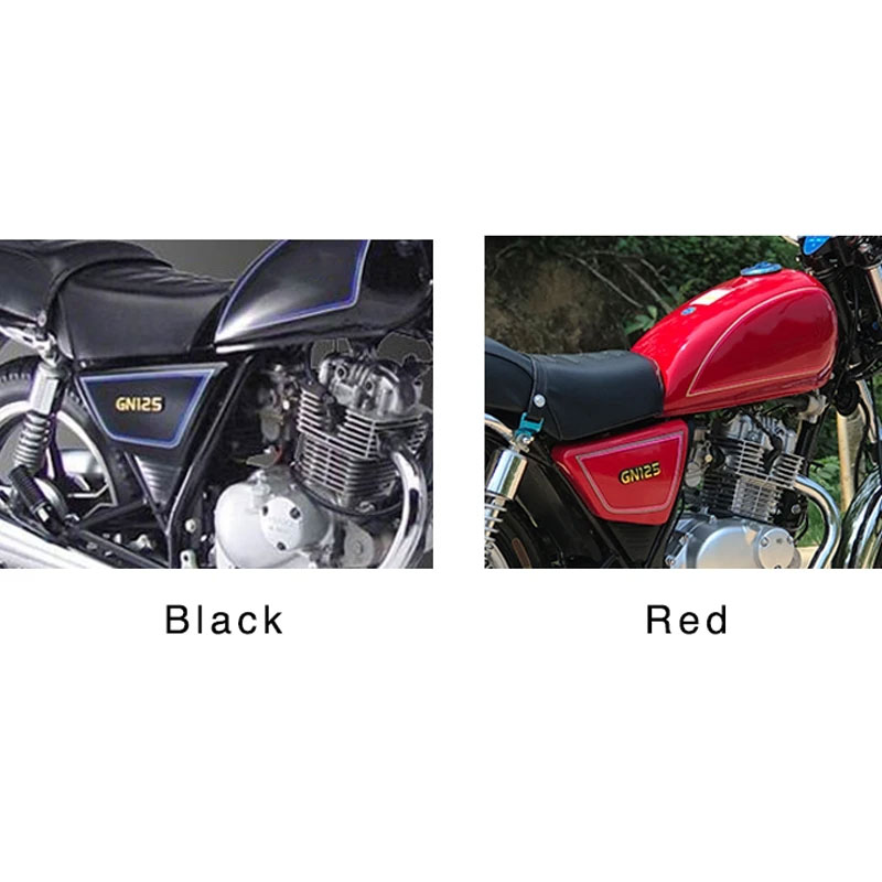 Motorcycle Battery Side Cover Panels for Suzuki GN125 GN 125 ABS Frame Side Fairing Covers Red Black - Image 3