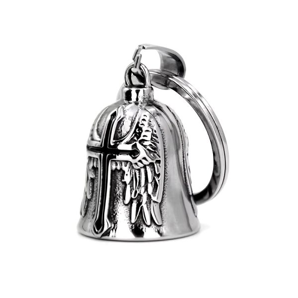 Motorcycle Guardian Angel Ride Cycling Bell Chains Accessories Bells For Motorcycles Riding Punk Cross Exorcist Amulet - Image 3