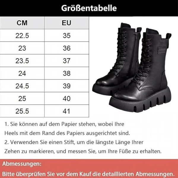 Women's Motorcycle Boot with Side Zips Soft Motorcycle Boot Birthday Christmas Gift For Girlfriend Mother Wife - Image 6
